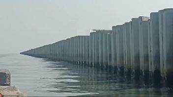 ar en béton dans les eaux de Cilincing se tient, KNTI demande au gouvernement provincial de DKI de construire un port spécial pour les pêcheurs