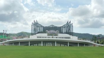 IKN 대통령궁의 물리적 개발은 100 % 달성했으며 현재 인테리어에 초점을 맞추고 있습니다.