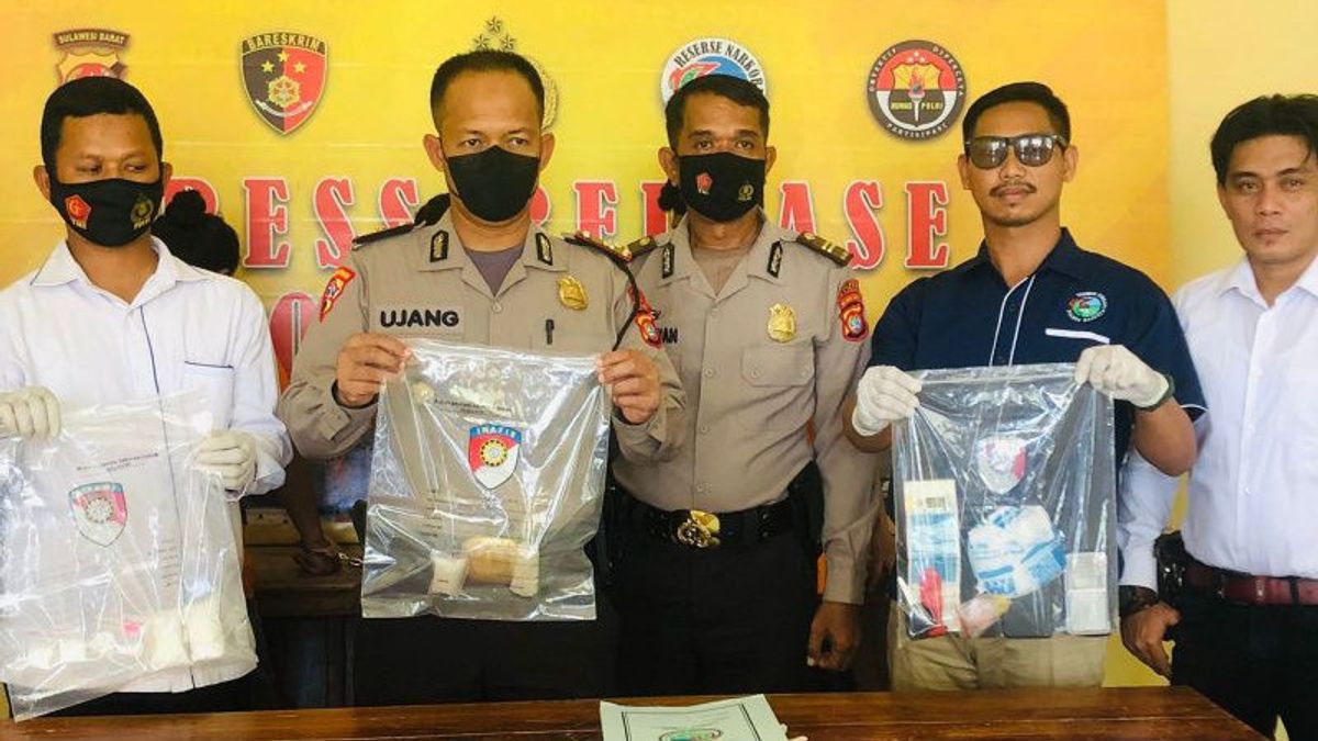 3 Bandar Diringkus Polres Majene, Sempat Selundupkan 252,3 Gram Sabu Saat Jadi TKI di Malaysia