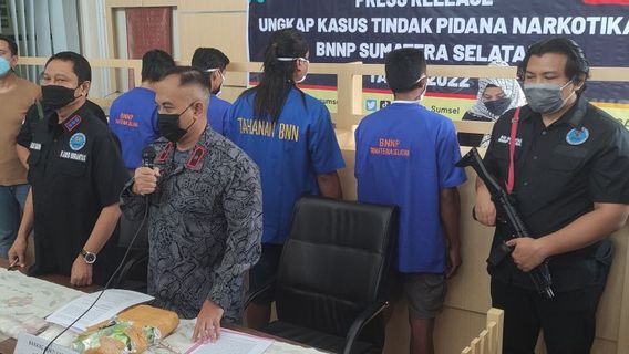 BNN Sumsel Gagalkan Peredaran 3,5 Kg Sabu dari Pekanbaru