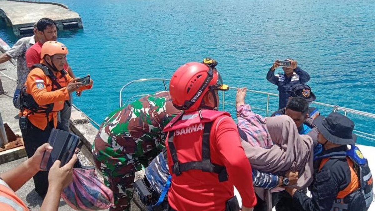 海に飛び込んだKMPアチェ・ヘバットの乗客は安全な漁師を見つけました、これが条件です