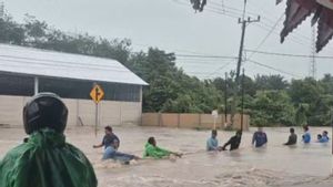 Banjir Lumpuhkan Akses Transportasi di Lubuk Besar Bangka Tengah
