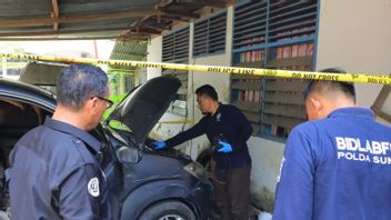 Polisi Olah TKP Kasus Pembakaran Ketua LPA Labuhanbatu Sumut