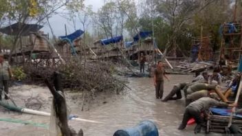 Bersih-bersih Tambang Liar di Babel, Kali Ini Polisi Bongkar di Perairan Cupat 