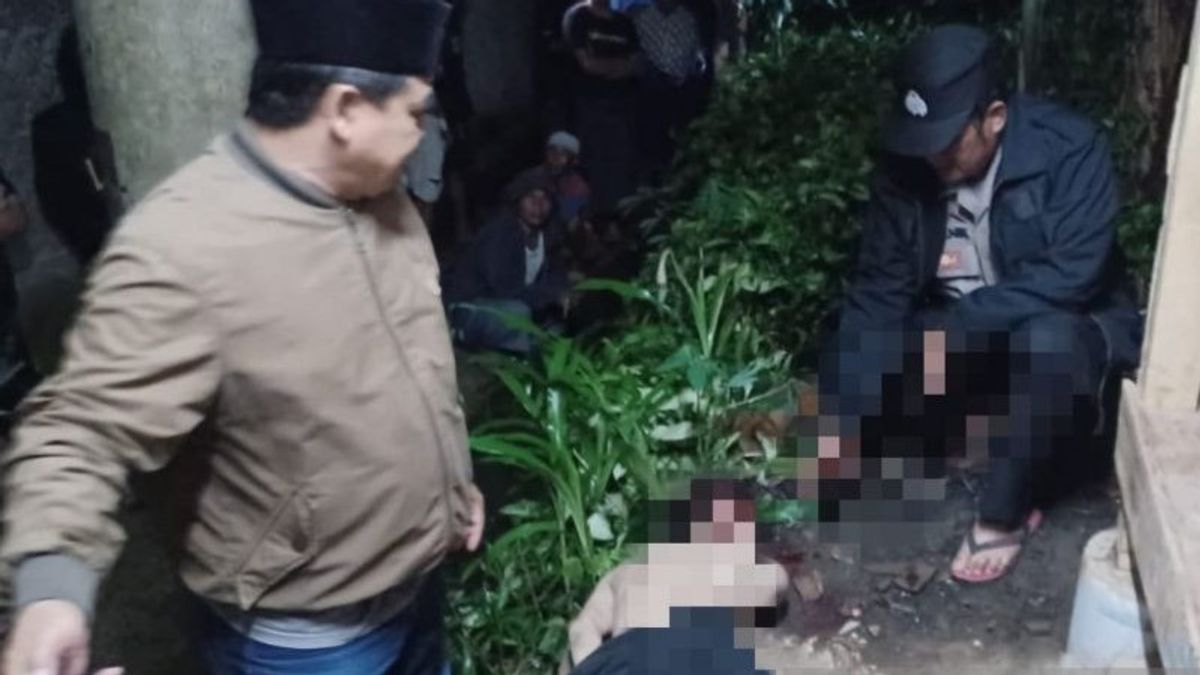 Cianjur에서 2명의 격렬한 강도가 주택 소유자를 공격하고 1명이 주민의 판단을 받고 사망