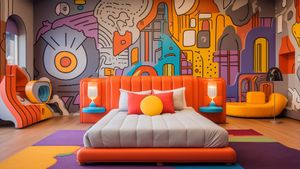 8 Ide Dekorasi Kamar Tidur Gaya Maximalist agar Terlihat Mewah dan Artistik