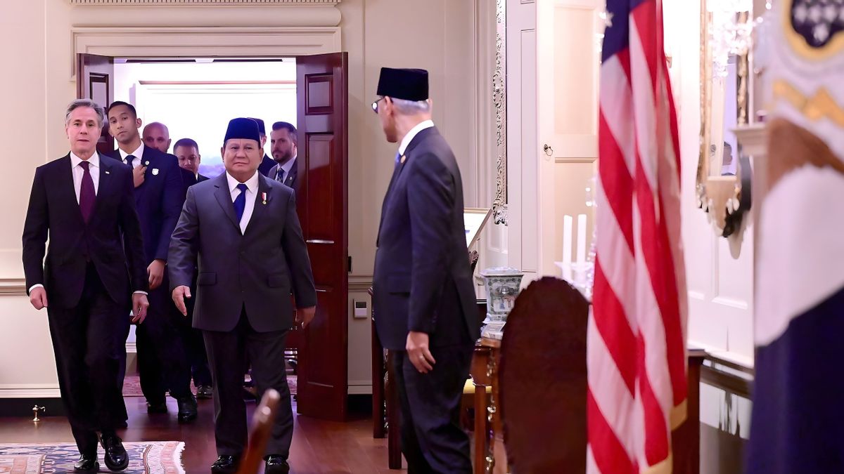 Having Dinner with US Secretary of State, Prabowo Asks for Solution to Palestine