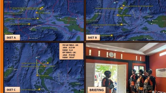 Tim SAR Ternate Cari Kapal Berpenumpang 8 Orang yang Mati Mesin