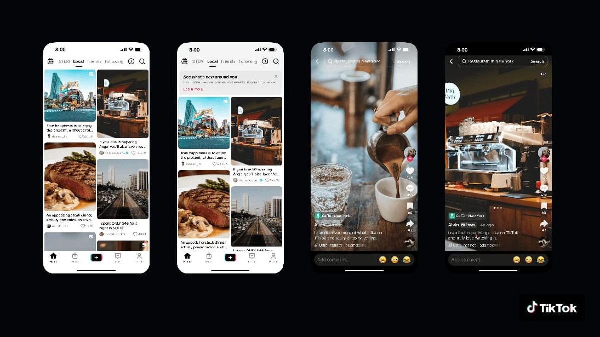 TikTok Luncurkan Fitur Local Feed untuk Temukan Konten di Lokasi Pengguna Berada