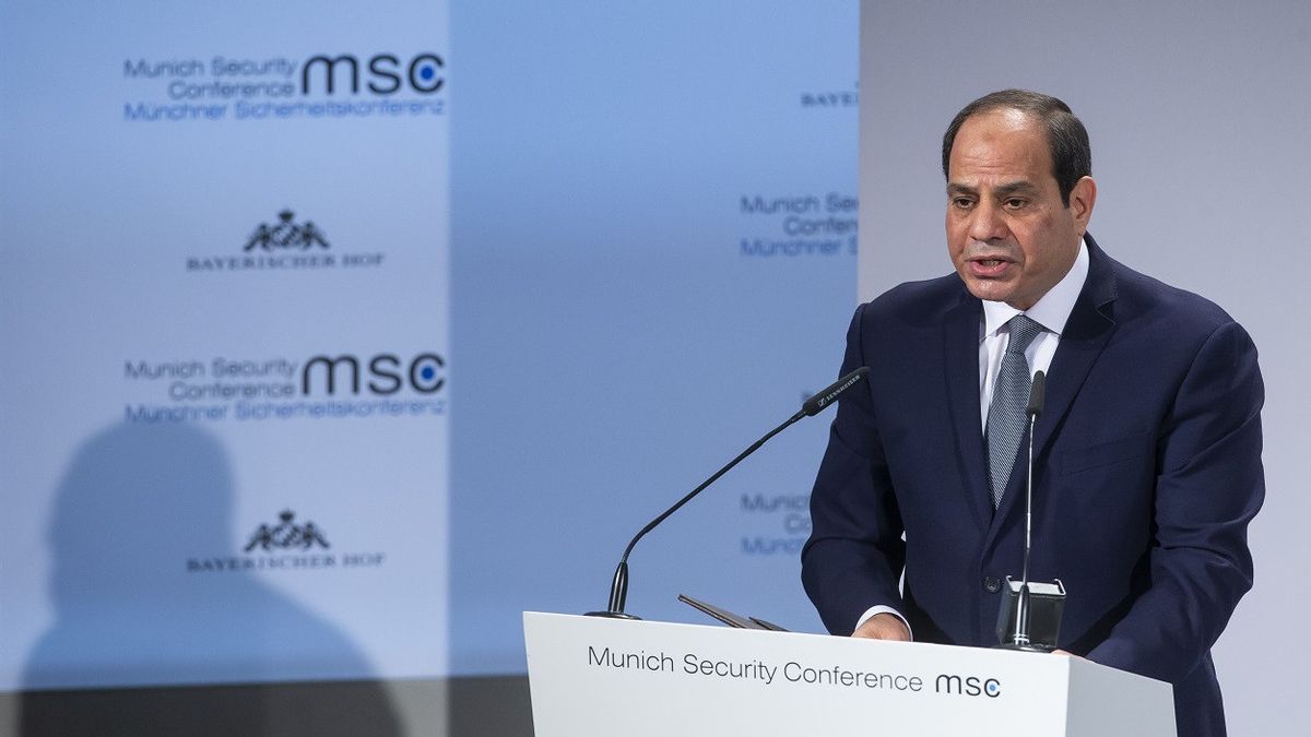 Egyptian President Al-Sisi Stresses Need for Ceasefire in Gaza, Two-State Solution