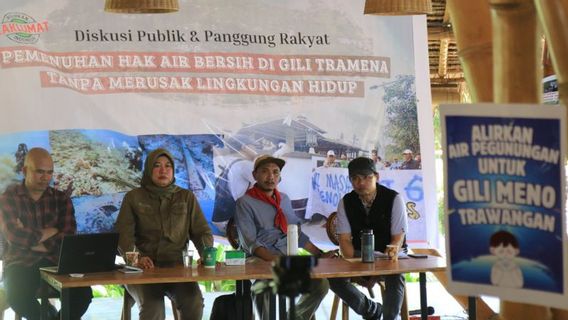 Walhi要求国家对Gili Meno和NTB Trawangan的水危机负责