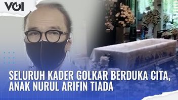 视频：所有Golkar干部哀悼，Nurul Arifin的儿子不见了