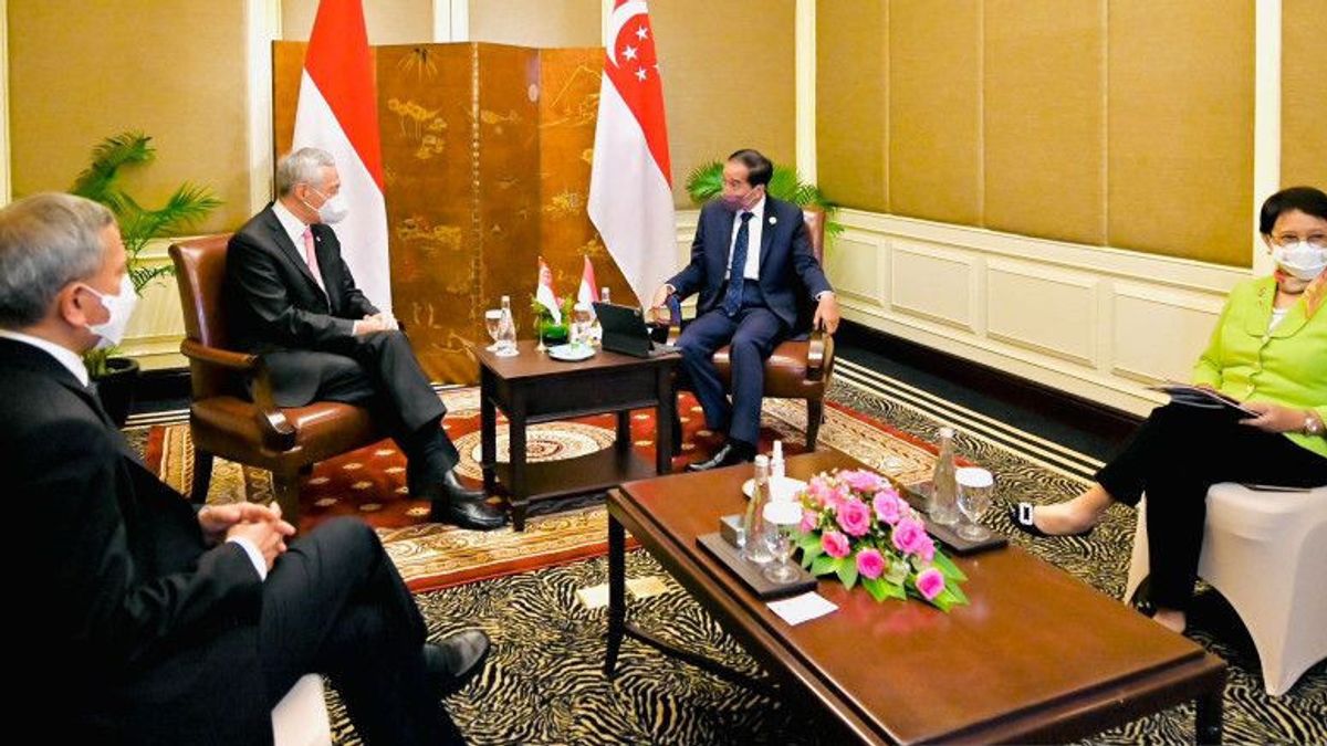 President Jokowi Meets Singaporean Prime Minister Lee Hsien Loong