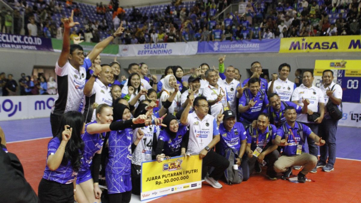 Sambutlah Juara Putaran Pertama Proliga 2023, Tim Putri Jakarta Pertamina Fastron!
