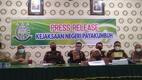 Tersangka Kasus Pajak Titip Uang Rp800 Juta di Kejari Payakumbuh, Kasusnya Rugikan Negara Rp2,7 Miliar