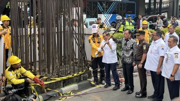 Officially Uncovering the Broken Monorail Pole in Rasuna Said, Pramono: Jakarta is Reorganizing Itself to Improve Public Facilities