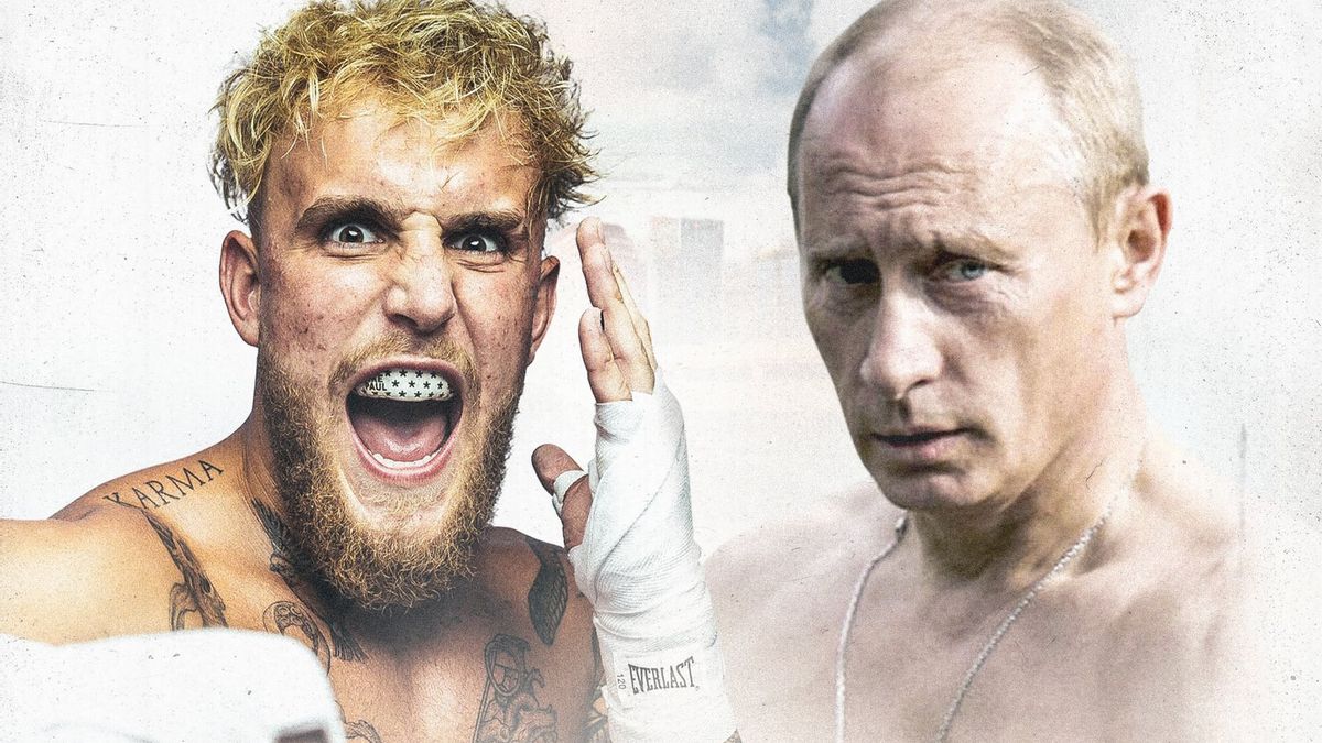 <i>Gokil!</i> Poster Duel Jake Paul Vs Valdimir Putin Beredar
