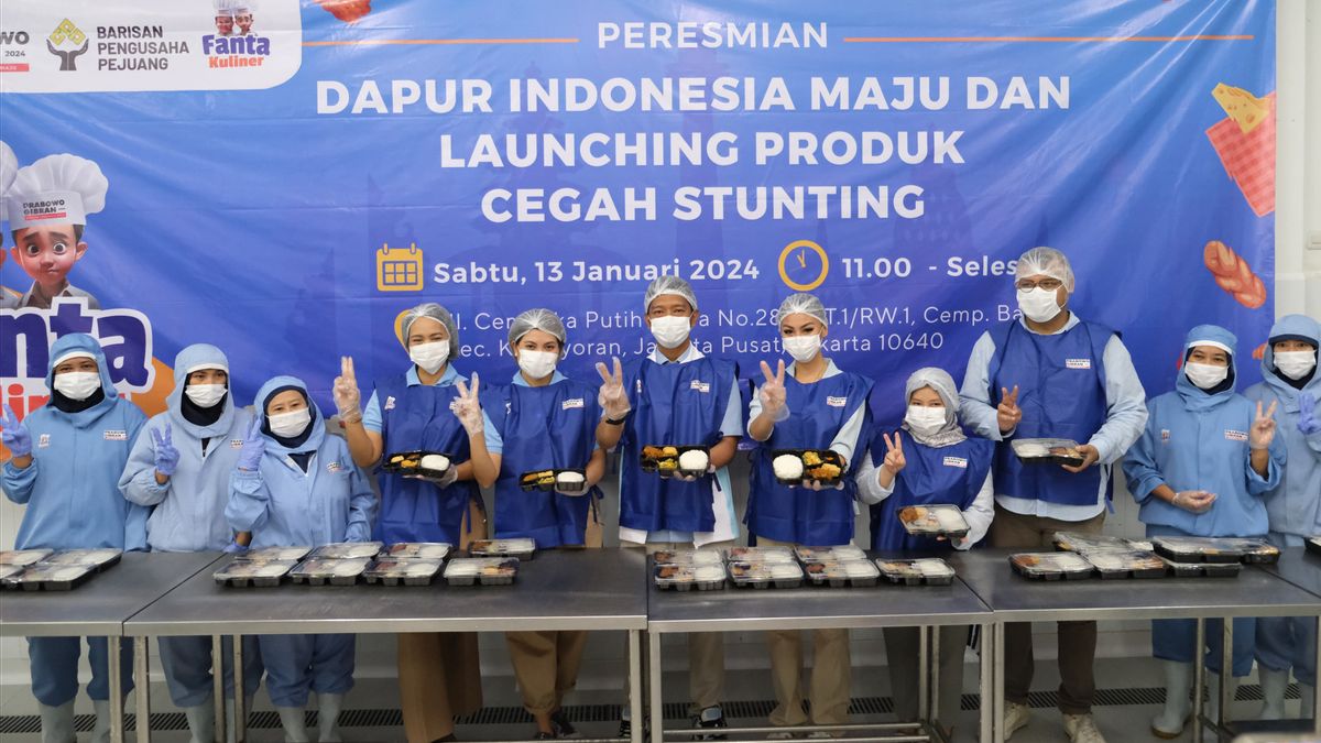 Accelerate The Implementation Of Free Lunch, TKN Fanta Inaugurates Advanced Indonesian Kitchen