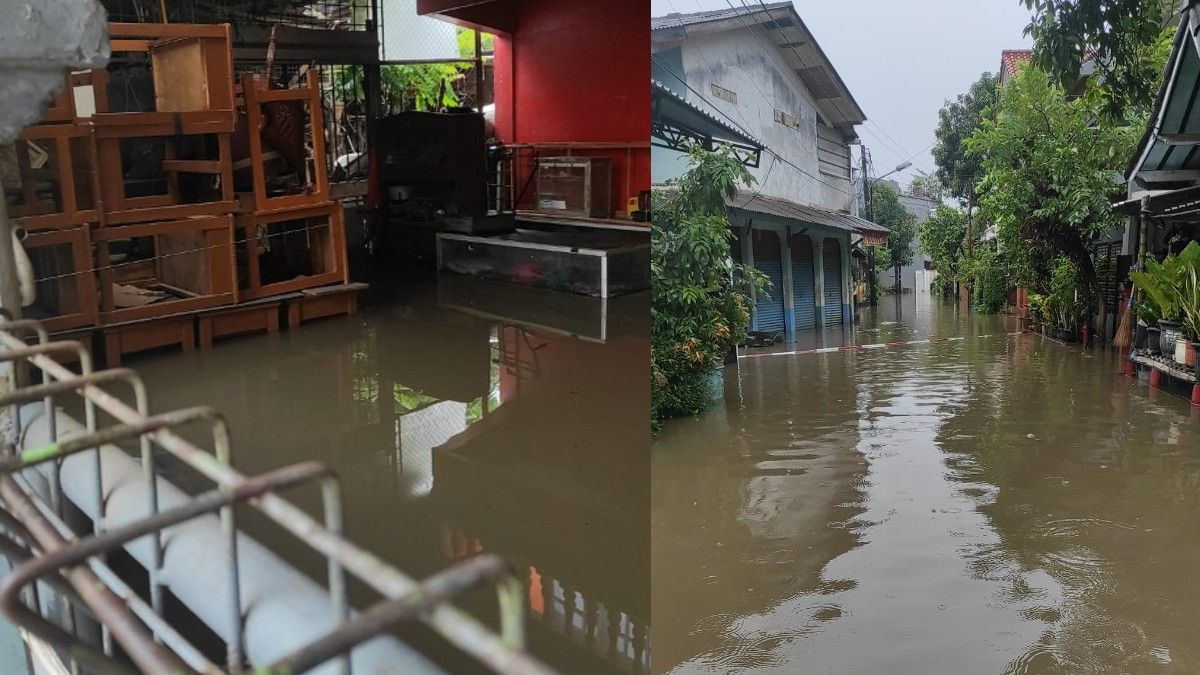 Luapan Kali Angke, Ciledug Indah 1 Banjir Hingga 1 Meter, Warga: Mobil Dipindahin Sejak Malam