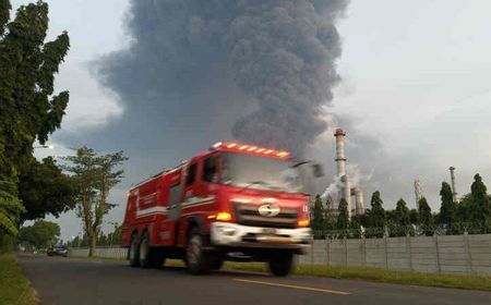 Lima Orang Luka Berat akibat Kebakaran Kilang Minyak Indramayu