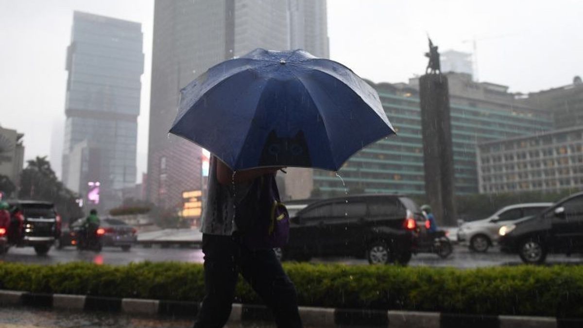 天気予報 6月14日火曜日:インドネシアのジャボデタベックと大都市 雨