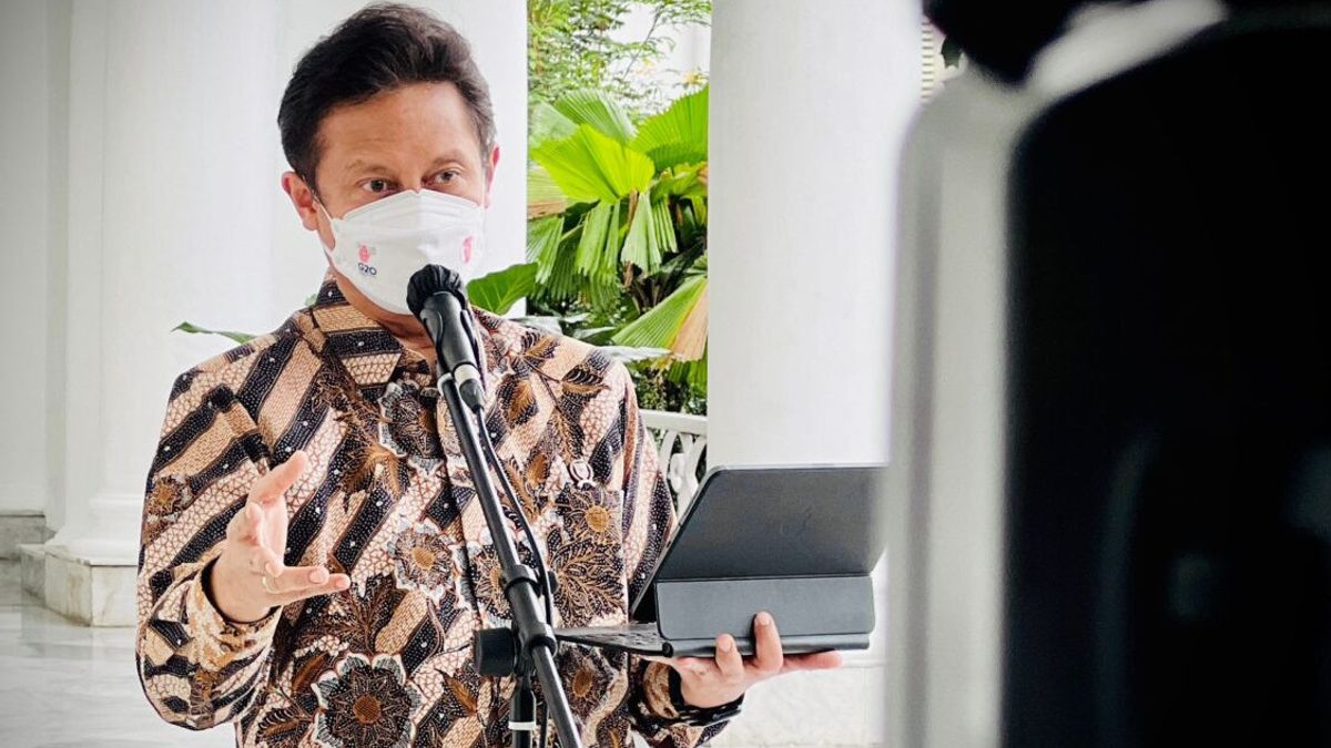 "The Increase In The Number Of COVID-19 Is Due To The New Variant, Not Mobility," Said Minister Of Health Budi Gunadi