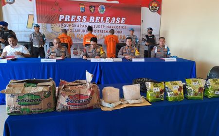 Polda Kaltara Gagalkan Penyelundupan 7,8 Kg Sabu Asal Malaysia 