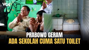 Prabowo Subianto Geram, 预算可用,但有些学校只有一个洗手间