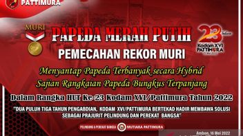 12 Ribu Prajurit Kodam Pattimura Akan Pecahkan Rekor MURI, Makan 'Papeda Merah Putih' Terbanyak