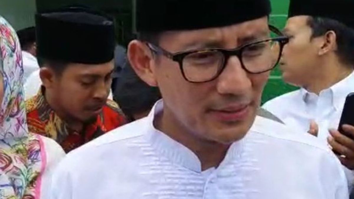 Sandiaga Please NU Not Only Give Contributions To Indonesia