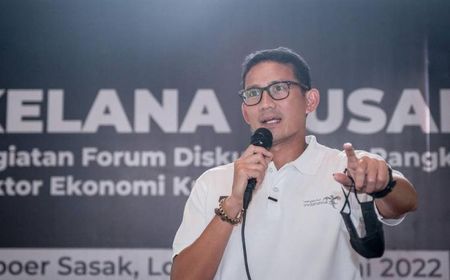 Dorong Pelaku Ekraf NTB Masuk Ekosistem Digital, Menparekraf Sandiaga: Pemasaran Produk Bisa Lebih Mudah dan Dorong Pertumbuhan 1,1 Juta Lapangan Kerja