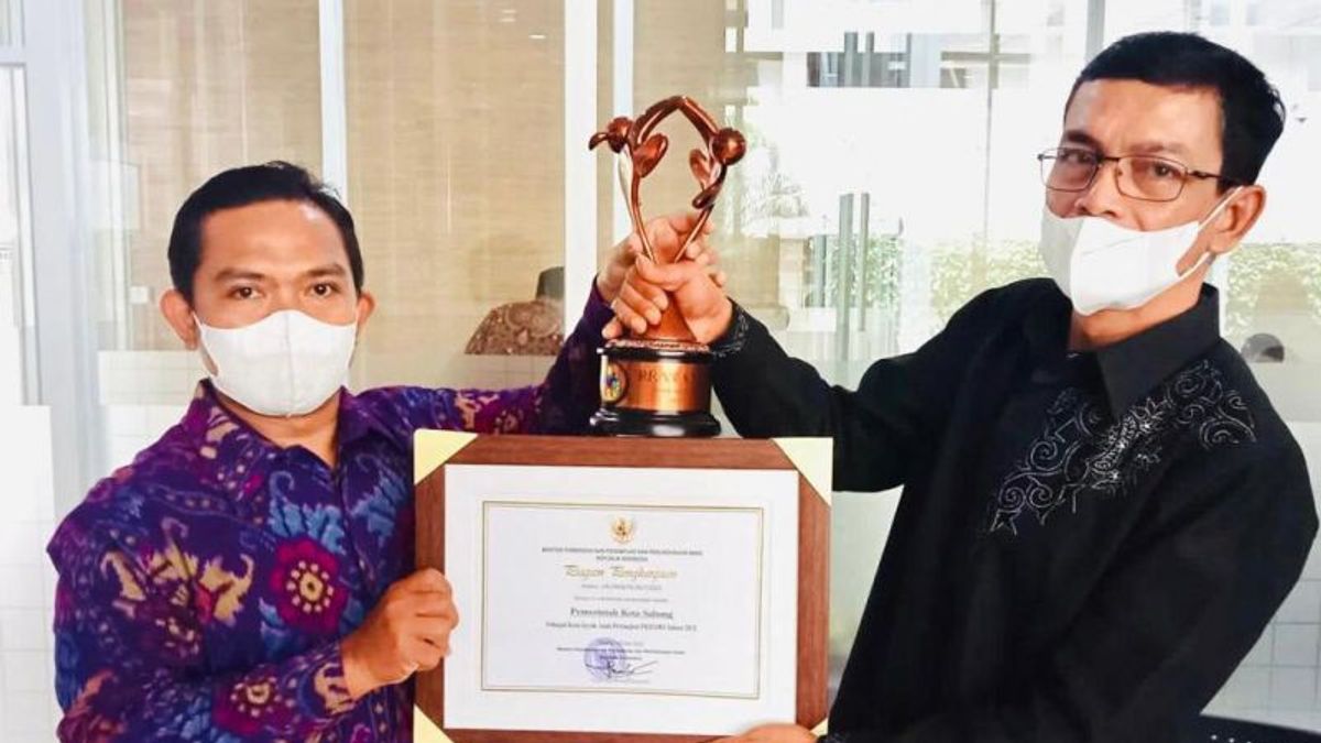 Prime Et Rendez-vous Fier! La Ville De Sabang Aceh Reçoit Le Prix De La Ville Décente Pour Les Enfants
