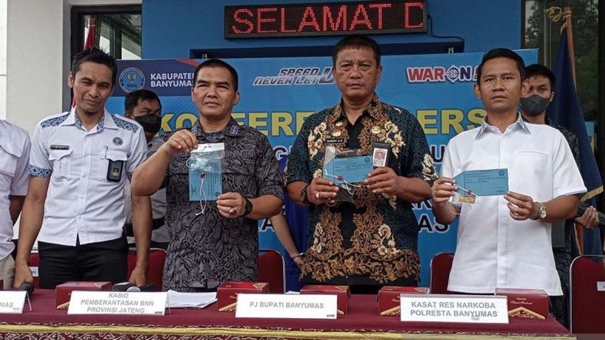 BNN Banyumas Reveals Case of Distribution of Ecstasy Patterned with Lion Head Prints