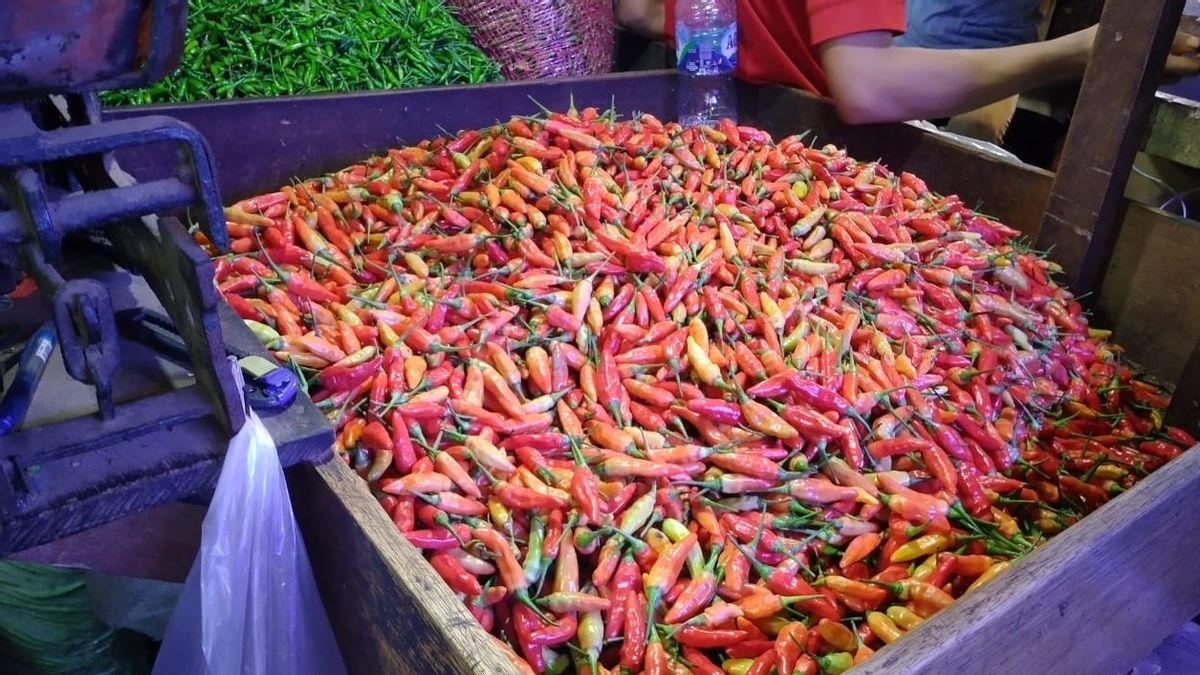 红辣椒价格再次上涨，达到每公斤120，000印尼盾