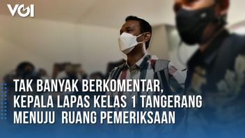VIDEO: Just Silent, Kalapas Comes To Be Examined For The Tangerang Prison Fire Case