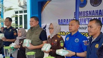 BNNP अचेह ने 4.9 किलोग्राम सबू बारबुक 2 नार्कोटिक्स के संदिग्धों को नष्ट कर दिया