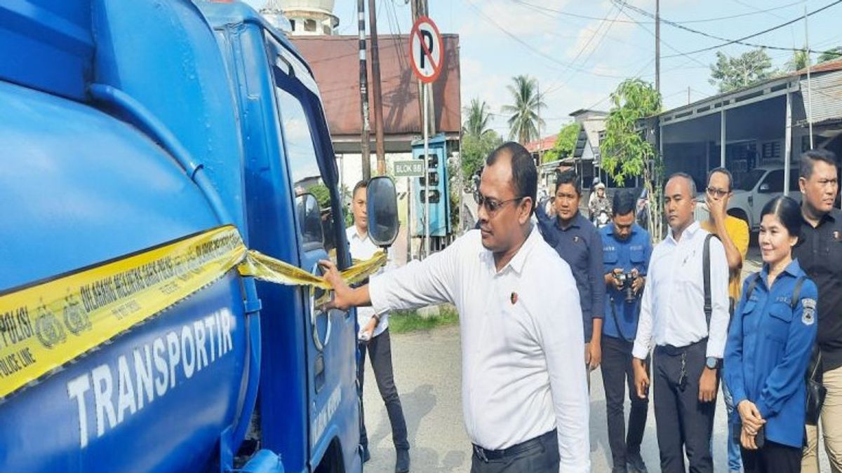 South Kalimantan Police Arrest 3 Astambul Gas Station Operators Who Violate Biosolar