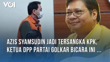 VIDEO: Airlangga Hartarto's Response After Azis Syamsuddin Becomes A Suspect