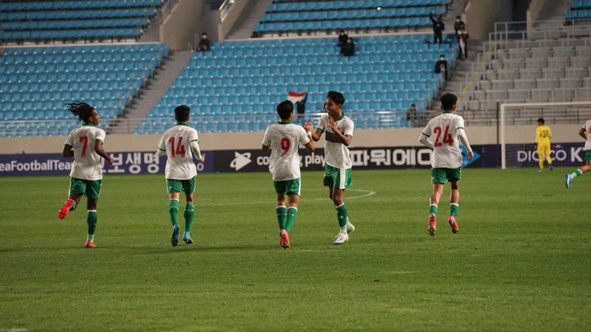 The Indonesian U-19 National Team Held To A Draw With Gimcheon, Even Though They Had Won Twice Before