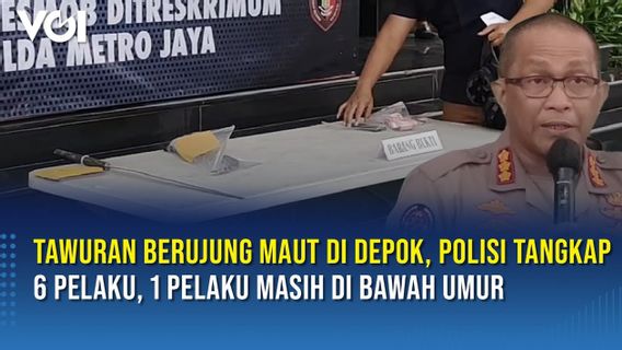 VIDEO: Polisi Tangkap Pelaku Tawuran di Cinangka Depok