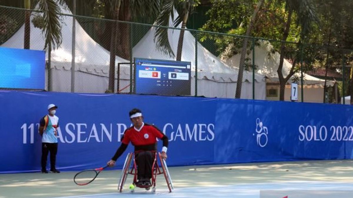 Indonesian Wheelchair Tennis Player Loses To Thailand Representative At APG 2022, Coach: They Have Played Their Maximum