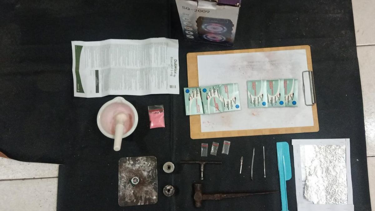 Tanjungbalai Police Unload Inex Pill Home Industry, 2 Perpetrators Arrested