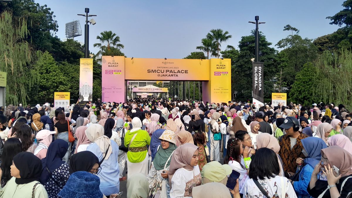 SM Stan Sudah Padati Gelora Bung Karno untuk Saksikan Konser SMTOWN LIVE 2023