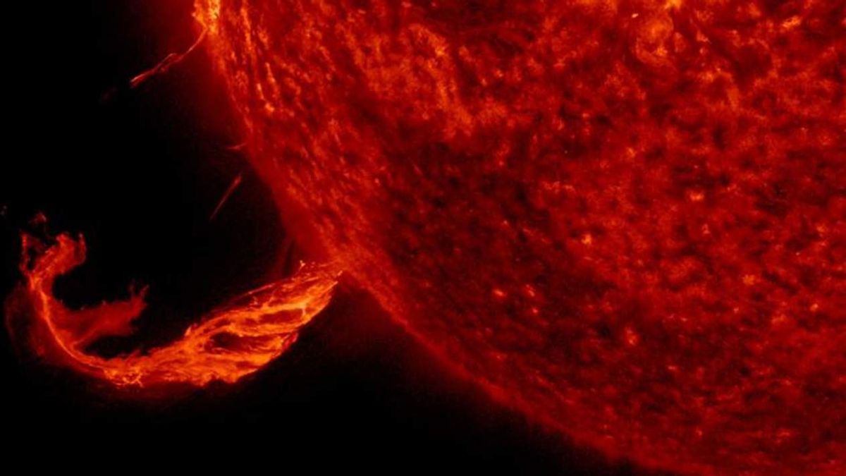 年轻太阳的爆炸是对地球的警告，这是影响！