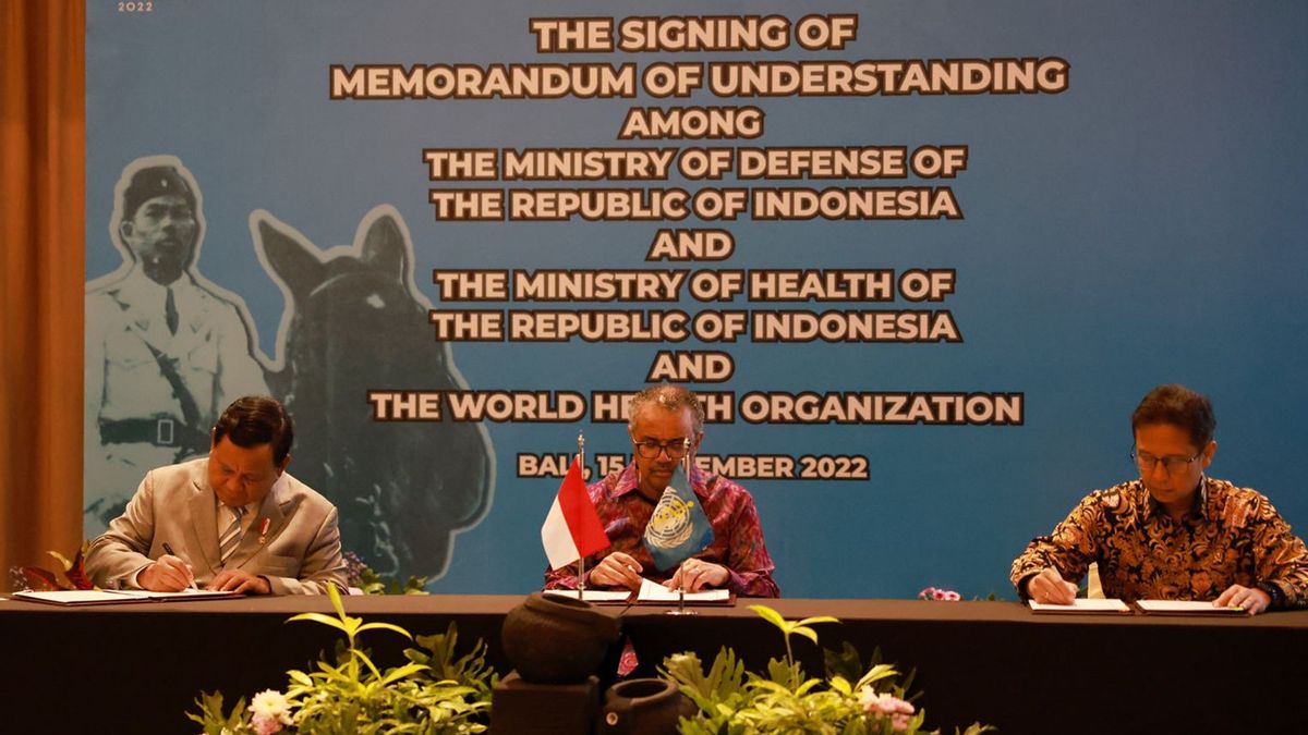 برابوو توقع اتفاقا مع منظمة الصحة العالمية لتشكيل مركز للتدريب الطبي في حالات الطوارئ في أونهان