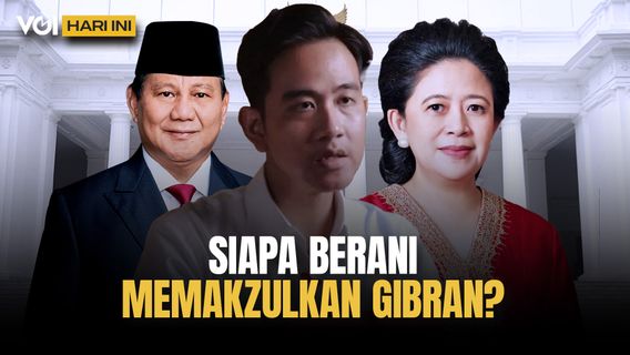 VOI Hari Ini: Benarkah Syarat Pemakzulan Gibran Terpenuhi Secara Hukum? Siapa Berani Makzulkan?