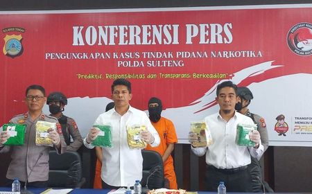 Polda Sulteng Gagalkan Peredaran 20 Kg Sabu di Kota Palu, Bandar Gunakan Jasa Pengiriman Mobil