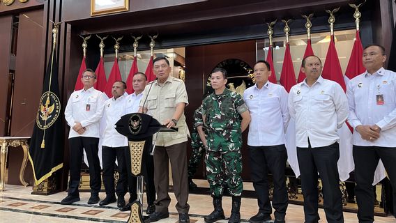 Defense Minister Sjafrie Will Be The Coordinating Minister For Political, Legal And Security Affairs Ad Interim For Months