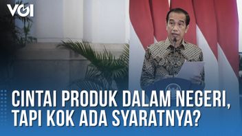 Jokowi's Message To Love Local Products And Hate Conditional Foreign Products