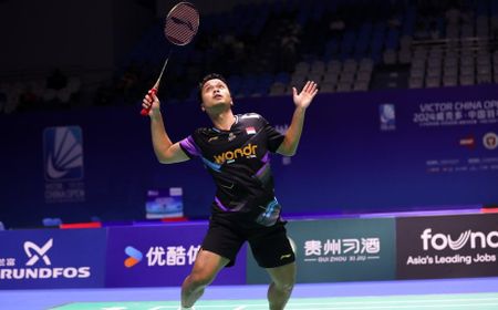 Malaysia Open 2025: Ginting Lolos ke Babak 16 Besar